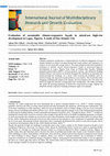 Research paper thumbnail of Evaluation of sustainable climate-responsive façade in mixed-use high-rise development in Lagos, Nigeria: A study of Eko Atlantic City