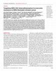 Research paper thumbnail of Targeting HER2-AXL heterodimerization to overcome resistance to HER2 blockade in breast cancer