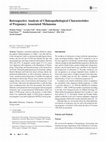 Research paper thumbnail of A retrospective analysis of the clinicopathologic characteristics of uterine cellular leiomyomas in China