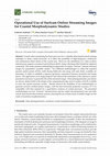 Research paper thumbnail of Operational Use of Surfcam Online Streaming Images for Coastal Morphodynamic Studies