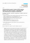 Research paper thumbnail of Article Nanosized Hydroxyapatite Coating on PEEK Implants Enhances Early Bone Formation: A Histological and Three-Dimensional Investigation in Rabbit Bone