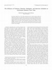 Research paper thumbnail of the influence of schemas stimulus ambiguity and intervies eyewitness memory over time