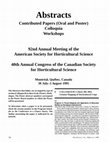 Research paper thumbnail of Water Loss of Nerium oleander Planted in Two Soil types Under Two Irrigation Regimes