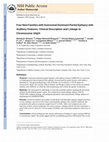 Four New Families with Autosomal Dominant Partial Epilepsy with Auditory Features: Clinical Description and Linkage to Chromosome 10q24 Cover Page