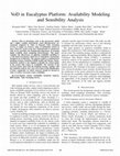 Research paper thumbnail of VoD in eucalyptus platform: Availability modeling and sensibility analysis