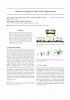 Research paper thumbnail of Machine Learning for Maize Plant Segmentation