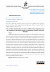 Research paper thumbnail of The Joe Biden administration's decision to withdraw from Afghanistan and the dominance of the Islamic Emirate of Afghanistan (Taliban): Plans and Strategies