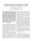 Research paper thumbnail of A Reinforcement Learning Approach to Design Verification Strategies of Engineered Systems