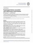 Research paper thumbnail of Psychological factors associated with inflammatory bowel disease