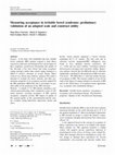 Research paper thumbnail of Measuring acceptance in irritable bowel syndrome: preliminary validation of an adapted scale and construct utility