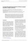 Research paper thumbnail of Leveraging Renewable Energy Solutions to Enhance Language Acquisition in English Classrooms