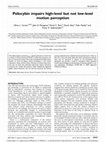 Research paper thumbnail of Psilocybin impairs high-level but not low-level motion perception