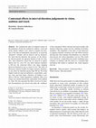 Research paper thumbnail of Contextual effects in interval-duration judgements in vision, audition and touch