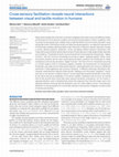 Research paper thumbnail of Cross-Sensory Facilitation Reveals Neural Interactions between Visual and Tactile Motion in Humans