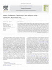 Research paper thumbnail of Impacts of integration of production of black and green energy