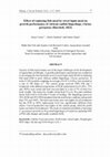 Research paper thumbnail of Effect of replacing fish meal by sweet lupin meal on growth performance of African catfish fingerlings, Clarias gariepinus (Burchell, 1822)