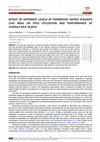 Research paper thumbnail of Effect of different levels of fermented water hyacinth leaf meal on feed utilization and performance of juvenile Nile tilapia