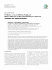 Research paper thumbnail of Predictive Levels of CD24 in Peripheral Blood Leukocytes for the Early Detection of Colorectal Adenomas and Adenocarcinomas