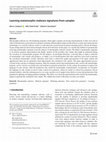 Research paper thumbnail of Learning metamorphic malware signatures from samples