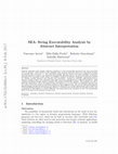 Research paper thumbnail of SEA: String Executability Analysis by Abstract Interpretation