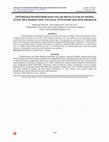 Research paper thumbnail of Optimisasi Pendistribusian Telur Menggunakan Model Fuzzy Multiobjective Cyclical Inventory Routing Problem