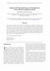 Research paper thumbnail of Insight and Psychopathology in Schizophrenia: A Four-Week Longitudinal Study