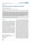 Research paper thumbnail of Muscle abnormalities in osteogenesis imperfecta