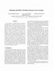 Research paper thumbnail of Reducing Label Effort: Self-Supervised meets Active Learning