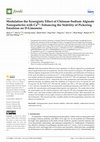 Research paper thumbnail of Modulation the Synergistic Effect of Chitosan-Sodium Alginate Nanoparticles with Ca2+: Enhancing the Stability of Pickering Emulsion on D-Limonene