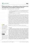 Research paper thumbnail of Exploring the Differences and Similarities between Smart Cities and Sustainable Cities through an Integrative Review