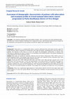 Research paper thumbnail of Assessment of demographic characteristics of patients with tuberculosis and treatment profile of revised national tuberculosis control programme in Purba Bardhaman district of West Bengal