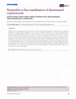 Research paper thumbnail of Paniculitis como primera manifestacion de una criptococosis diseminada