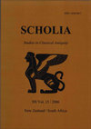 Research paper thumbnail of W. J. Dominik (ed.), Scholia: Studies in Classical Antiquity 15 (2006) vi + 194 pp. (published 2008)