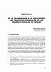 Research paper thumbnail of DE LA TRANSMISIÓN A LA SUBVERSIÓN: LAS PRÁCTICAS MUSICALES DE LAS MUJERES RURALES EN ESPAÑA