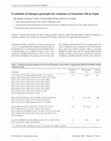 Research paper thumbnail of Evaluation of chickpea genotypes for resistance to Fusarium wilt in Nepal