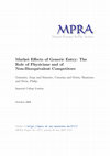 Research paper thumbnail of of Generic Entry: The Role of Physicians and of Non-Bioequivalent Competitors