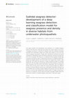 Research paper thumbnail of Subtidal seagrass detector: development of a deep learning seagrass detection and classification model for seagrass presence and density in diverse habitats from underwater photoquadrats