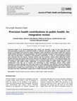 Research paper thumbnail of Precision health contributions to public health: An integrative review