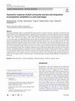 Research paper thumbnail of Asymmetric responses of plant community structure and composition to precipitation variabilities in a semi-arid steppe