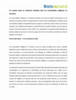 Research paper thumbnail of Un camino hacia la resiliencia climática para las comunidades indígenas en Tanzania