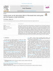 Research paper thumbnail of Critical review on the intervention effects of flavonoids from cereal grains and food legumes on lipid metabolism