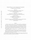 Research paper thumbnail of Optimal Bound on the Combinatorial Complexity of Approximating Polytopes