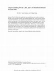 Research paper thumbnail of Organic Labeling, Private Label, and U.S. Household Demand for Fluid Milk