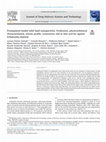 Research paper thumbnail of Praziquantel-loaded solid lipid nanoparticles: Production, physicochemical characterization, release profile, cytotoxicity and in vitro activity against Schistosoma mansoni