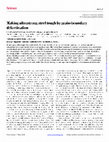 Research paper thumbnail of Making ultrastrong steel tough by grain-boundary delamination