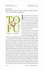 Research paper thumbnail of Russell Thomas, Tofu: A Culinary History. London: Reaktion, 2024