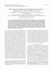 Research paper thumbnail of Strict Control of Human Immunodeficiency Virus Type 1 Replication by a Genetic Switch: Tet for Tat