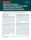 Research paper thumbnail of Áreas Protegidas e Territórios Indígenas: Pilares para Alcançar Metas de Conservação na Amazônia