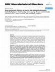 Research paper thumbnail of Knee movement patterns of injured and uninjured adolescent basketball players when landing from a jump: a case-control study