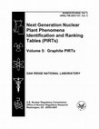 Research paper thumbnail of Next Generation Nuclear Plant Phenomena Identification and Ranking Tables (PIRTS)